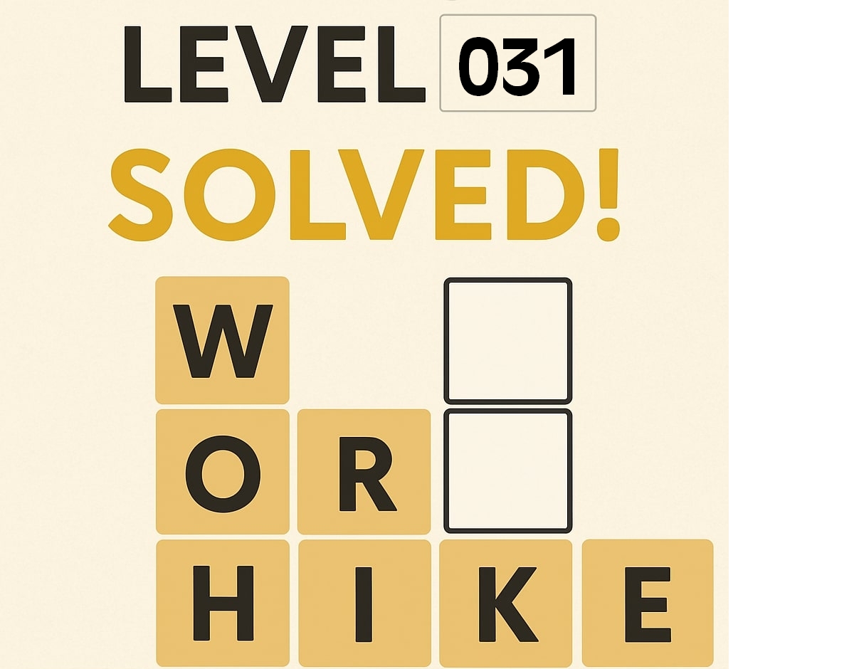 Word Hike level 31