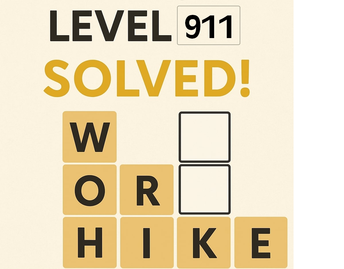 Word Hike level 911